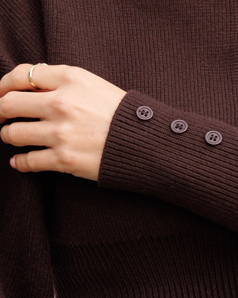 The Kindling Wrap Knit - Brown