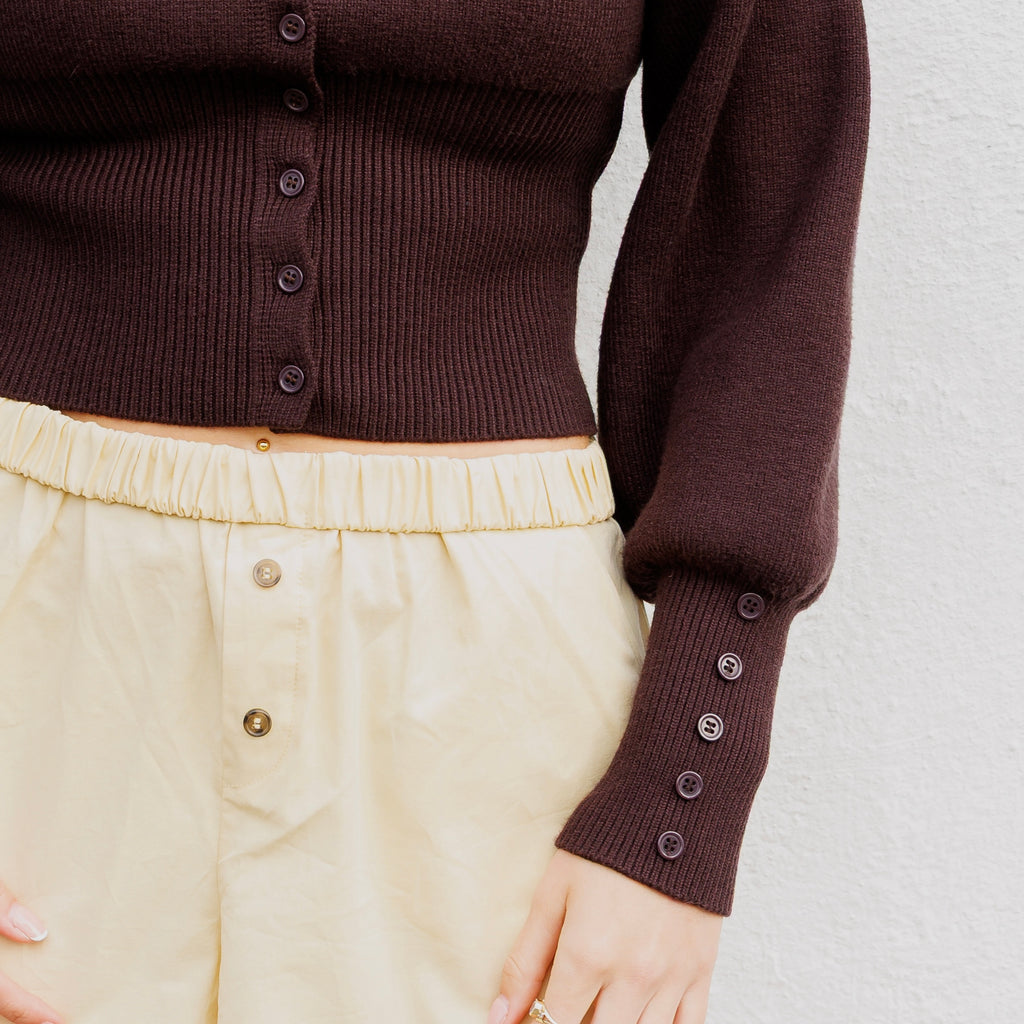 The Kindling Wrap Knit - Brown