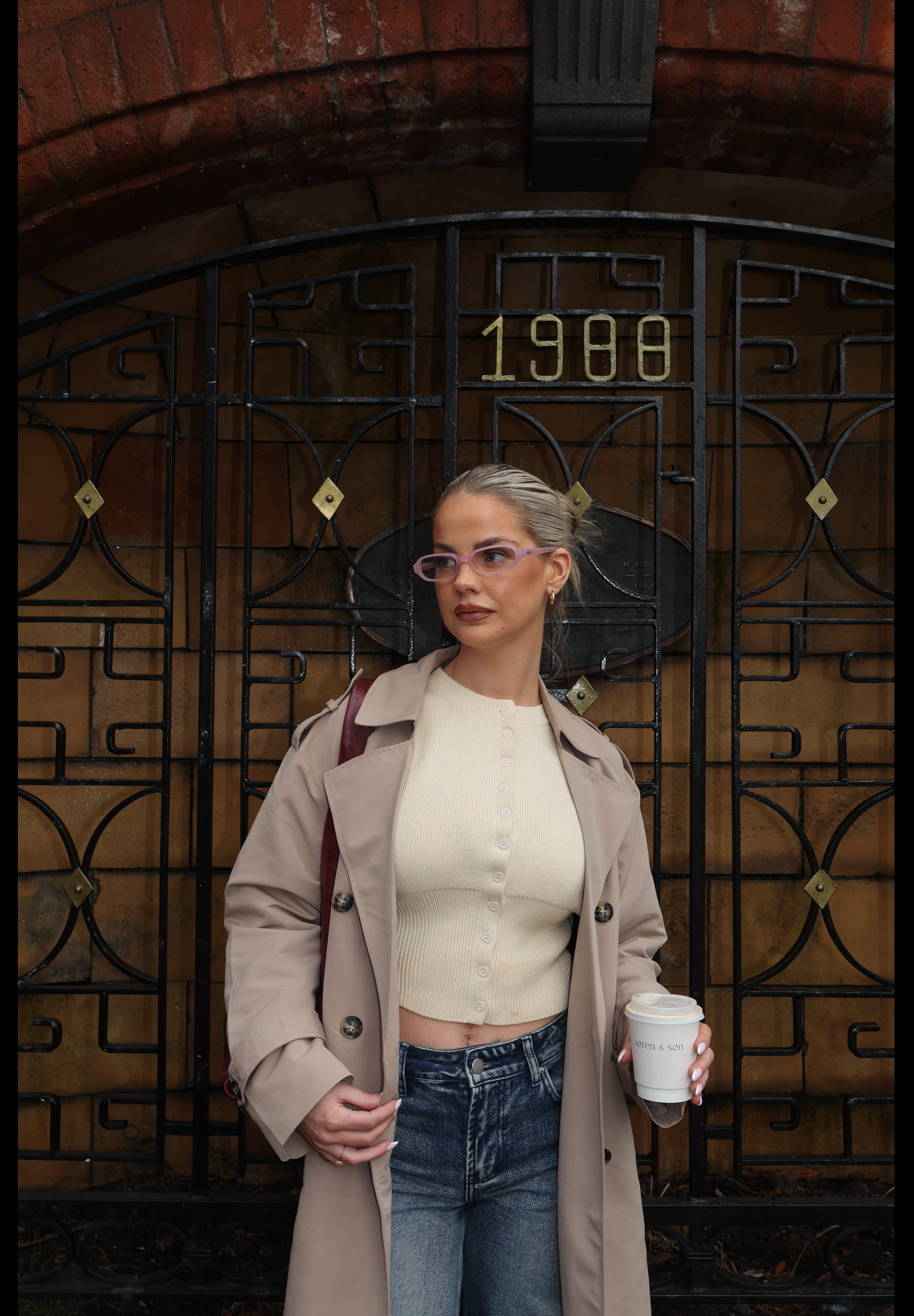 The Kindling Wrap Knit - Cream