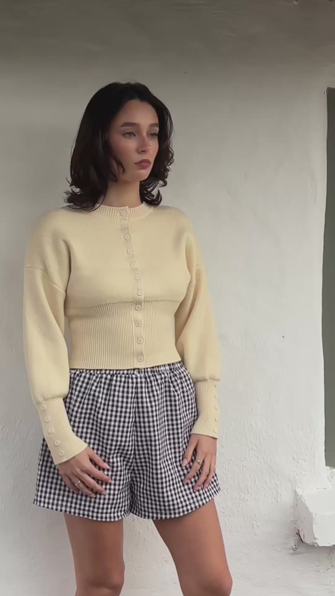 The Kindling Wrap Knit - Cream